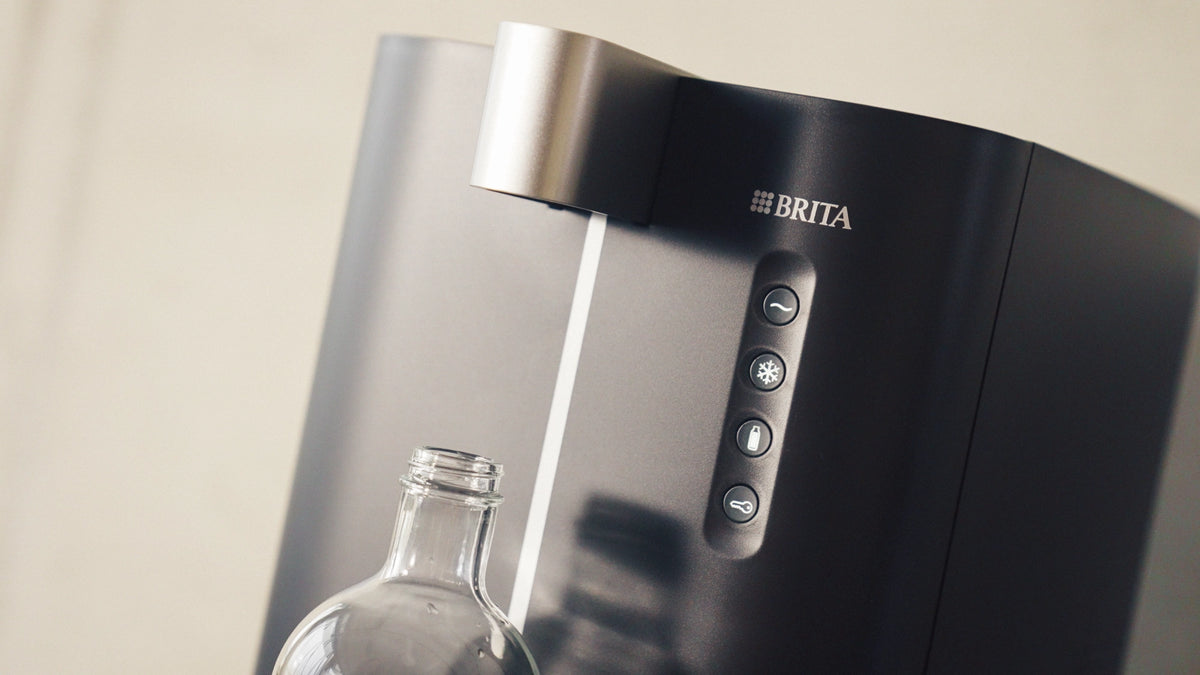 Close-up of a BRITA Top Compact water outlet